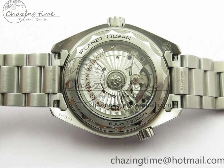 0109 Planet Ocean 39.5mm Black Ceramic Bezel SS VSF 1:1 Best Edition Black Dial on SS Bracelet A Stretchable 7890